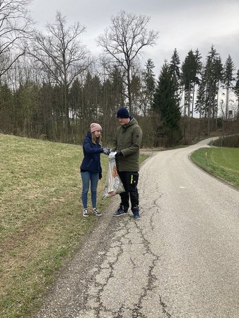 Müllsammelaktion "Hui statt Pfui" 2022
