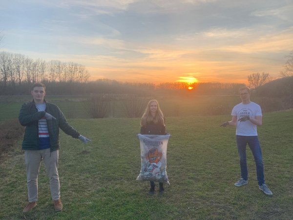 Müllsammelaktion "Hui statt Pfui" 2021